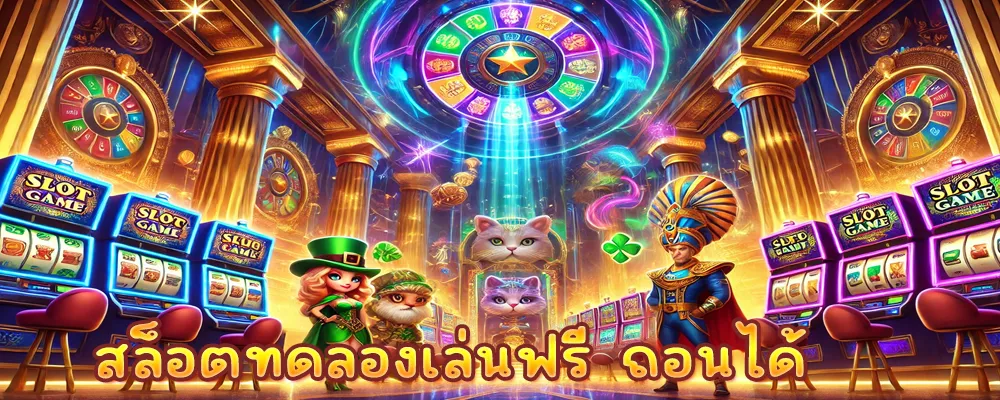 สล็อตทดลองเล่นฟรี ถอนได้