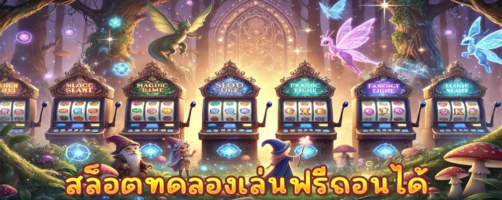 สล็อตทดลองเล่นฟรีถอนได้